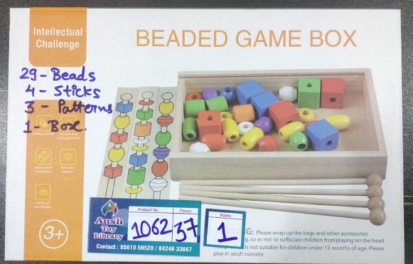 BEADED GAME BOX No. 1062