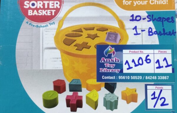 SHAPE SORTING BASKET No. 1106