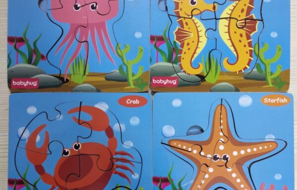 4 PC PUZZLE (SEA ANIMALS) No. 1116