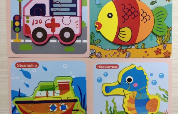 SHAPE PUZZLE (AMBULANCE) No. 1174