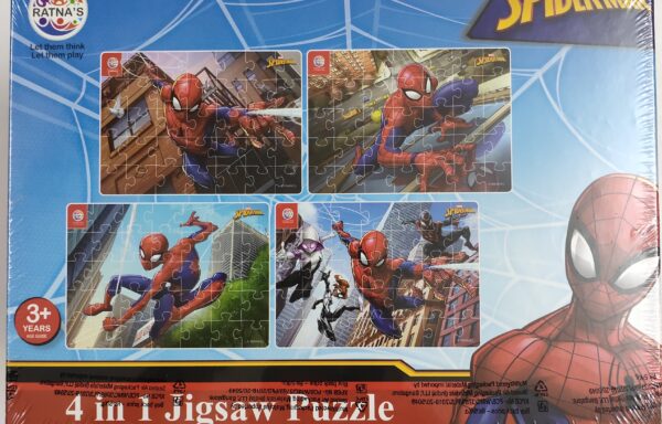 4 IN 1 JIGSAW SPIDERMAN No. 458
