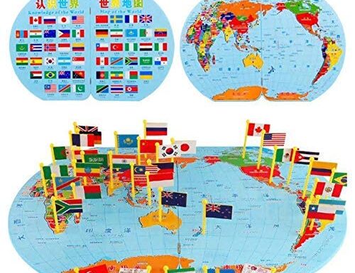 NATIONAL FLAGS WOODEN No. 534