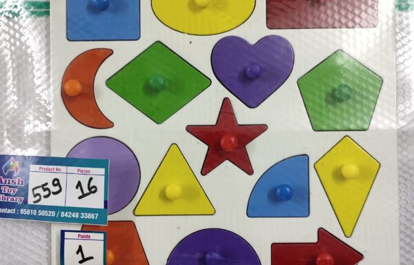 ALL SHAPES KNOB PUZZLE No. 559