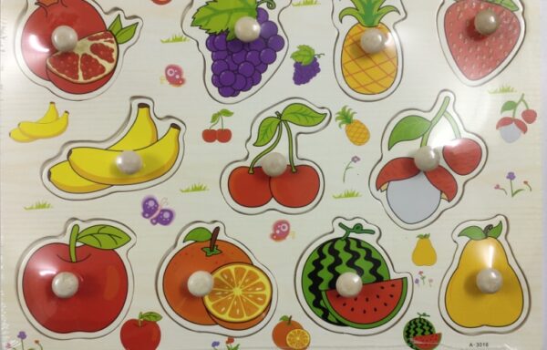 KNOB PUZZLE (FRUITS) No. 605