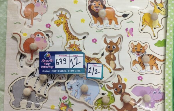 ANIMALS KNOB PUZZLE No. 679