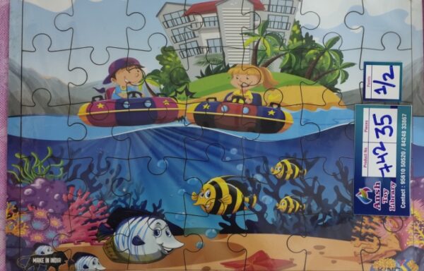 BOY-GIRL-FISH PUZZLE (35 PCS) No. 742