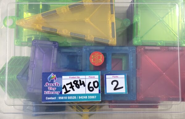 MAGNA TILES 60 PCS NO. 1784