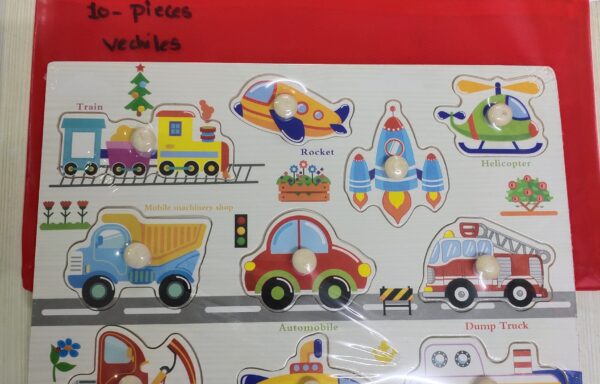 KNOB PUZZLE – VEHICLES NO. 1960