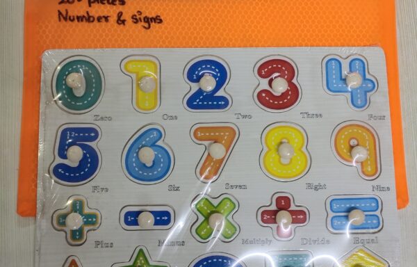 KNOB PUZZLE – NUMBERS NO. 1958