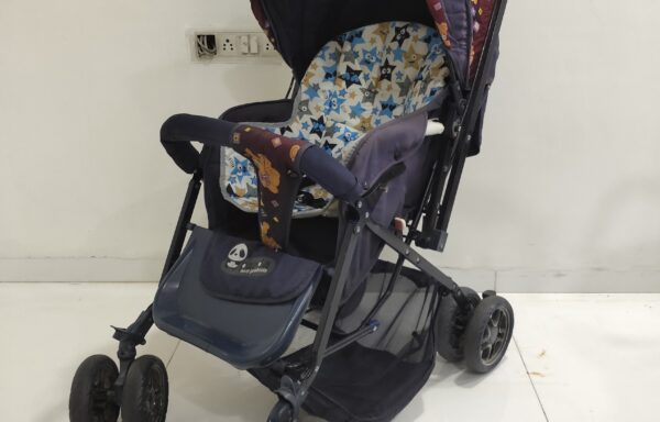 FOLDING PRAM DARK BLUE NO. 1968