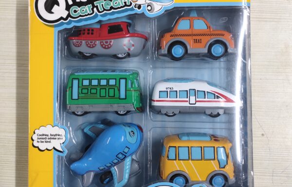 6 IN 1 FRICTION CAR SET NO. 2012
