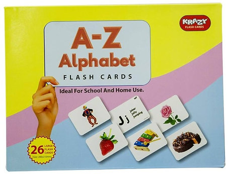 FLASHCARDS: ALPHABETS (A-4 SIZE) NO. B-1008
