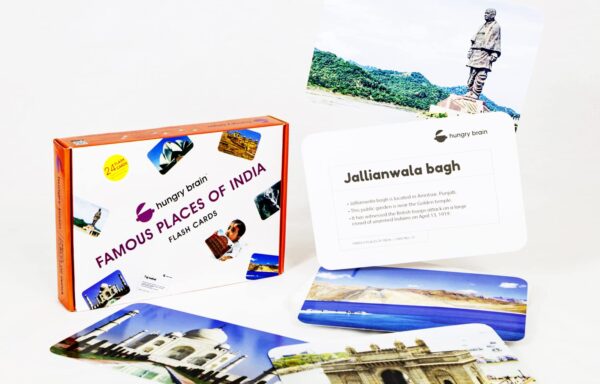 FLASHCARDS: FAMOUS PLACES OF INDIA NO. B-1024