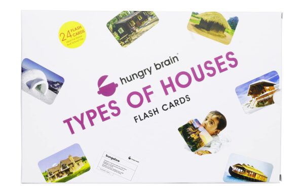 FLASHCARDS: TYPES OF HOUSES NO. B-1028