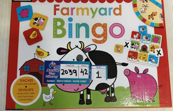 FARMYARD BINGO NO. 2039