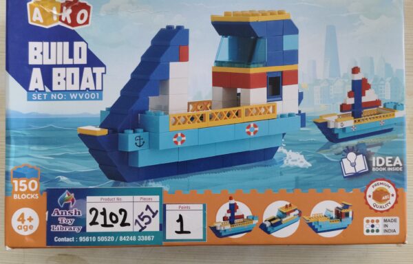 AIKO BUILD A BOAT (BLOCKS) NO. 2102